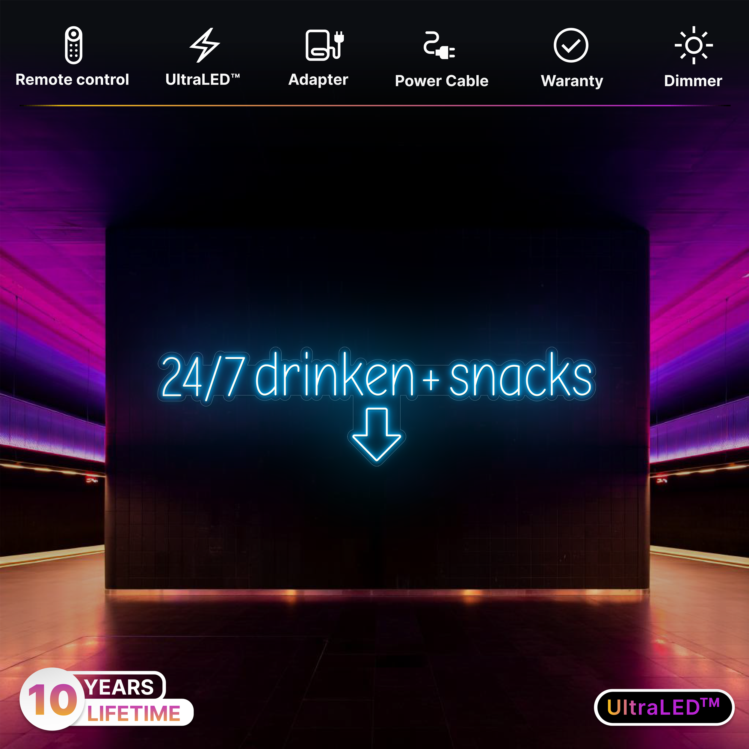 24-7 drinken+snacks