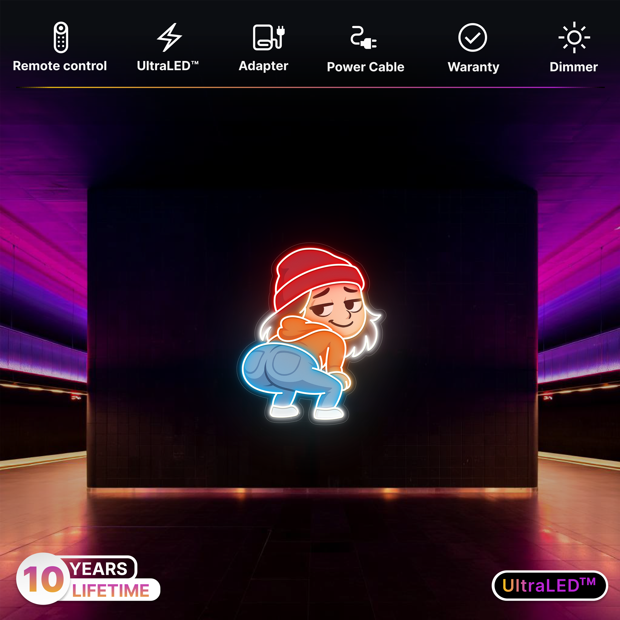 Lil Miss Neon Street Pop Edition