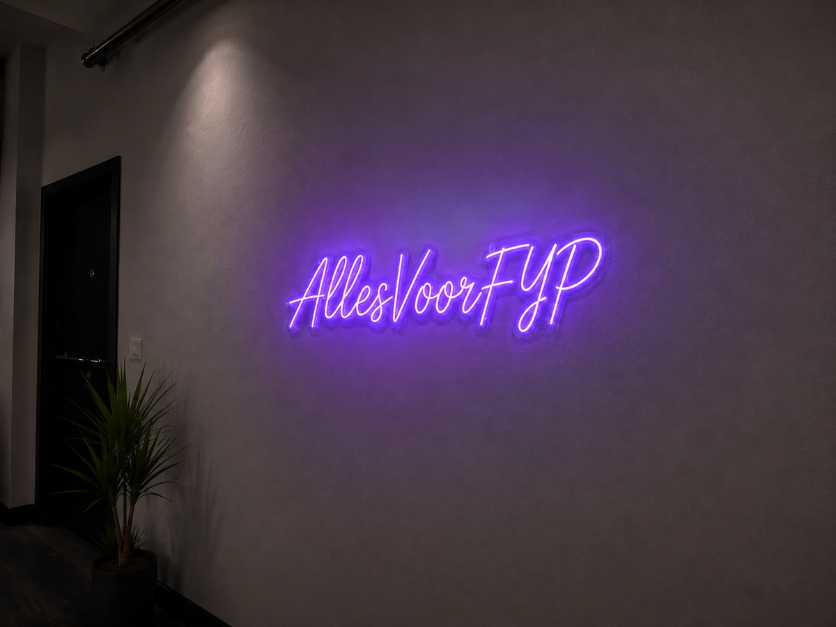 AllesVoorFYP Neon Sign - voor Robbert