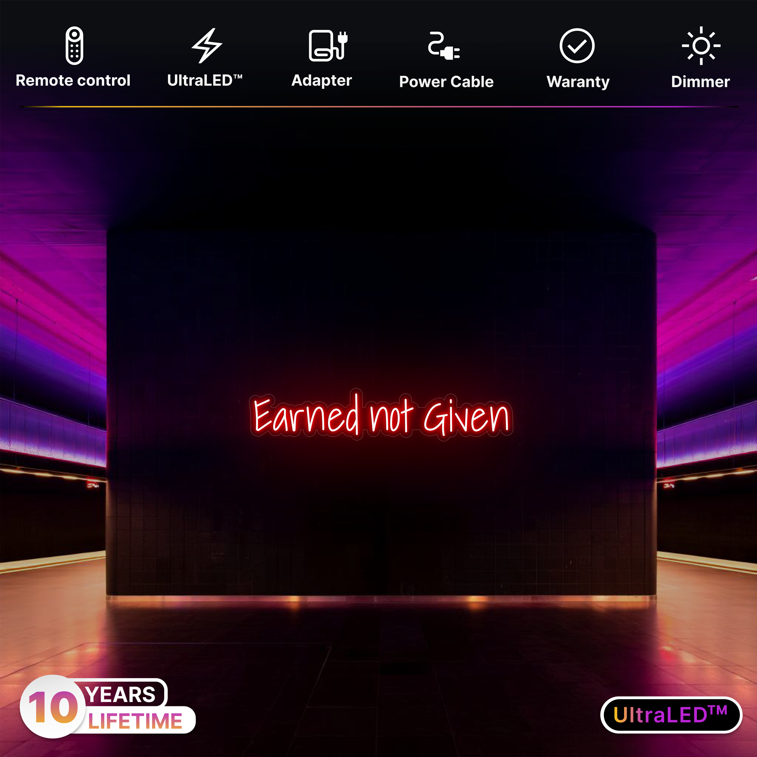 Earned not Given