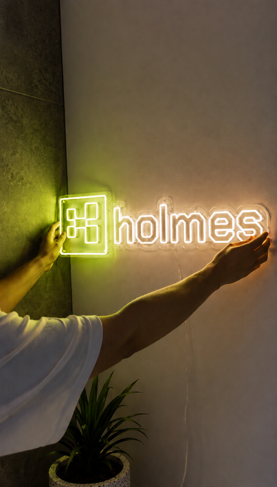 Neon Sign voor Robbrecht Delrue - Holmes