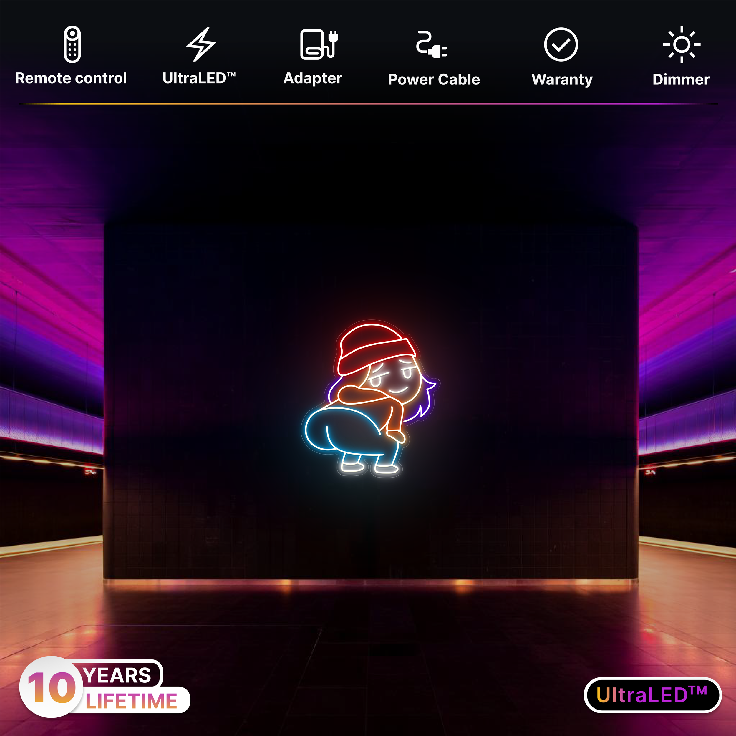 Lil Miss Neon Street Pop Edition