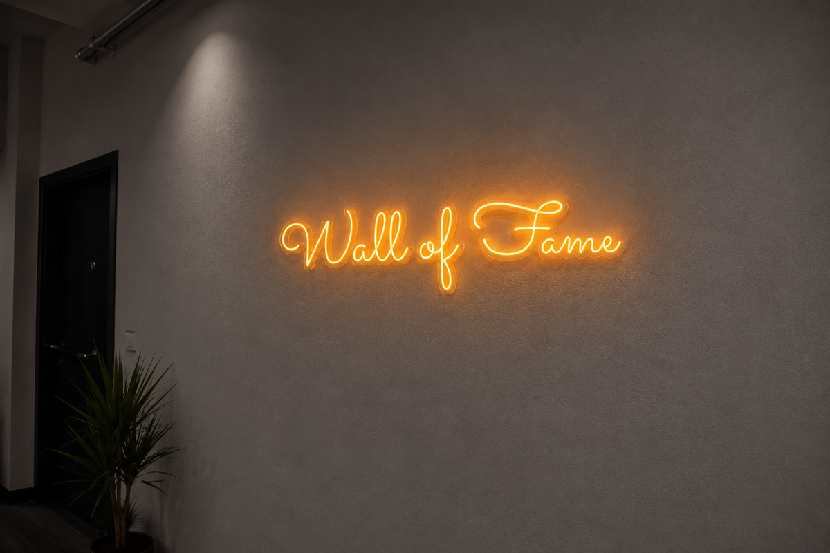 Wall of Fame Neon - voor Gianni