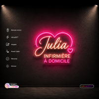 Custom Neon Sign - Julia - Medicasoins