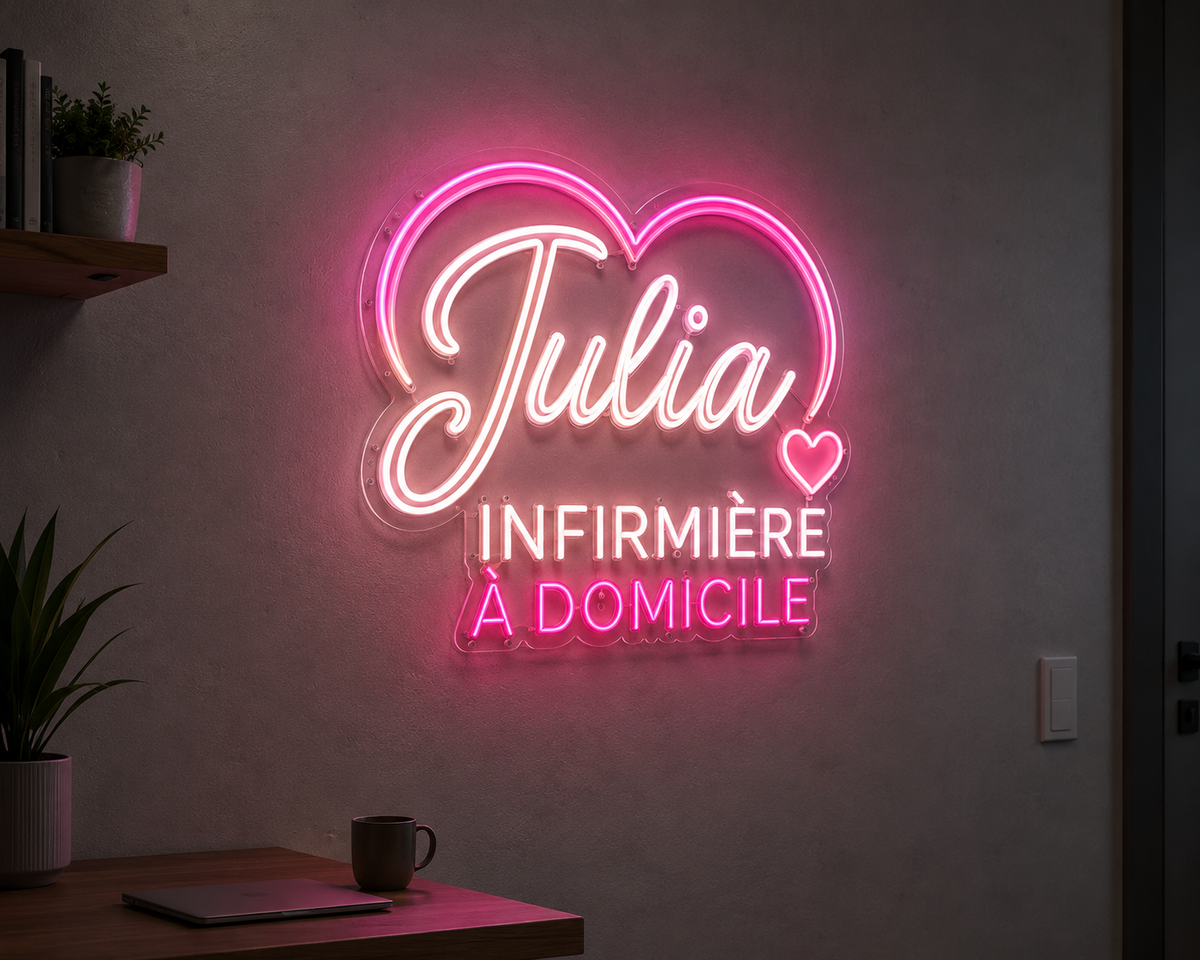 Custom Neon Sign - Julia - Medicasoins