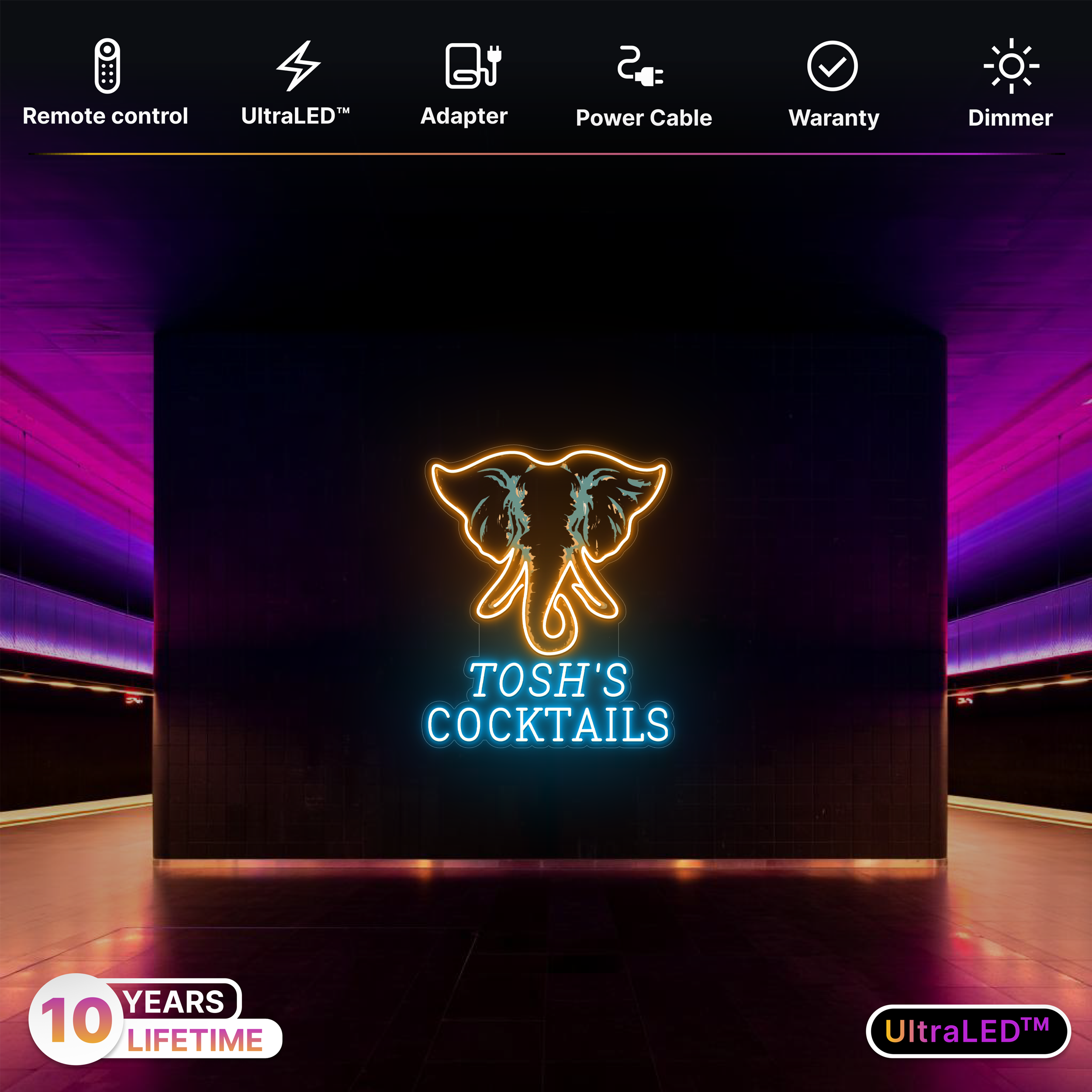 TOSH'S COCKTAILS - uv