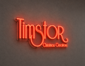 Timstor Neon Logo - voor Noël